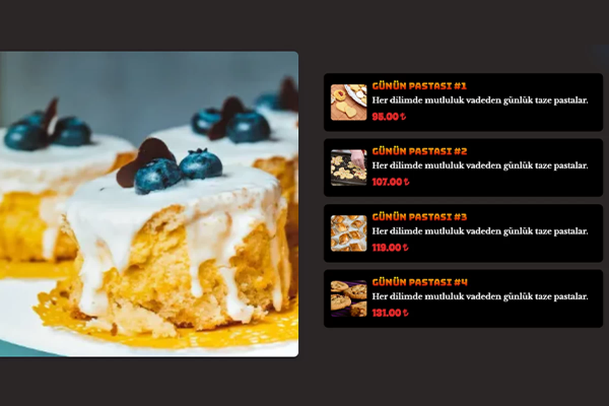 Restaurant Menü Board