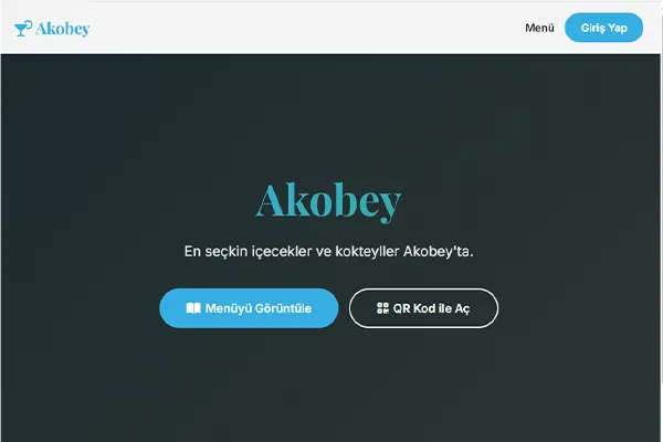 Ak Resimli Menu görseli